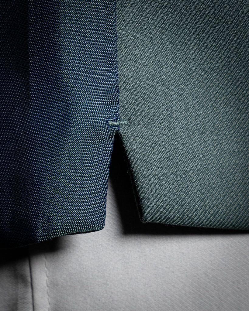 Double-Breasted Green Shawl Waistcoat