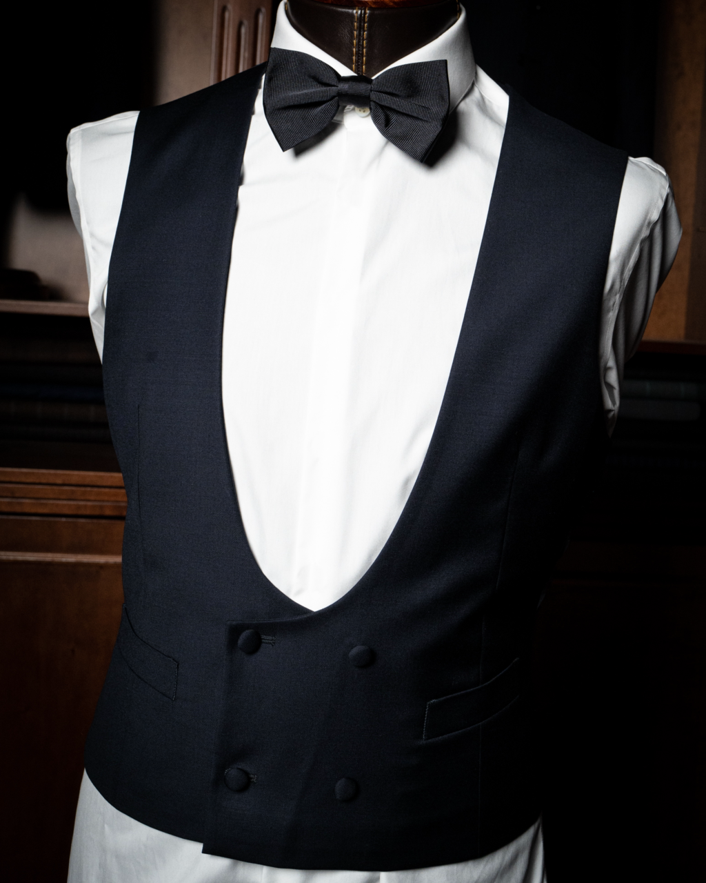 Blue Polka Dot Waistcoat