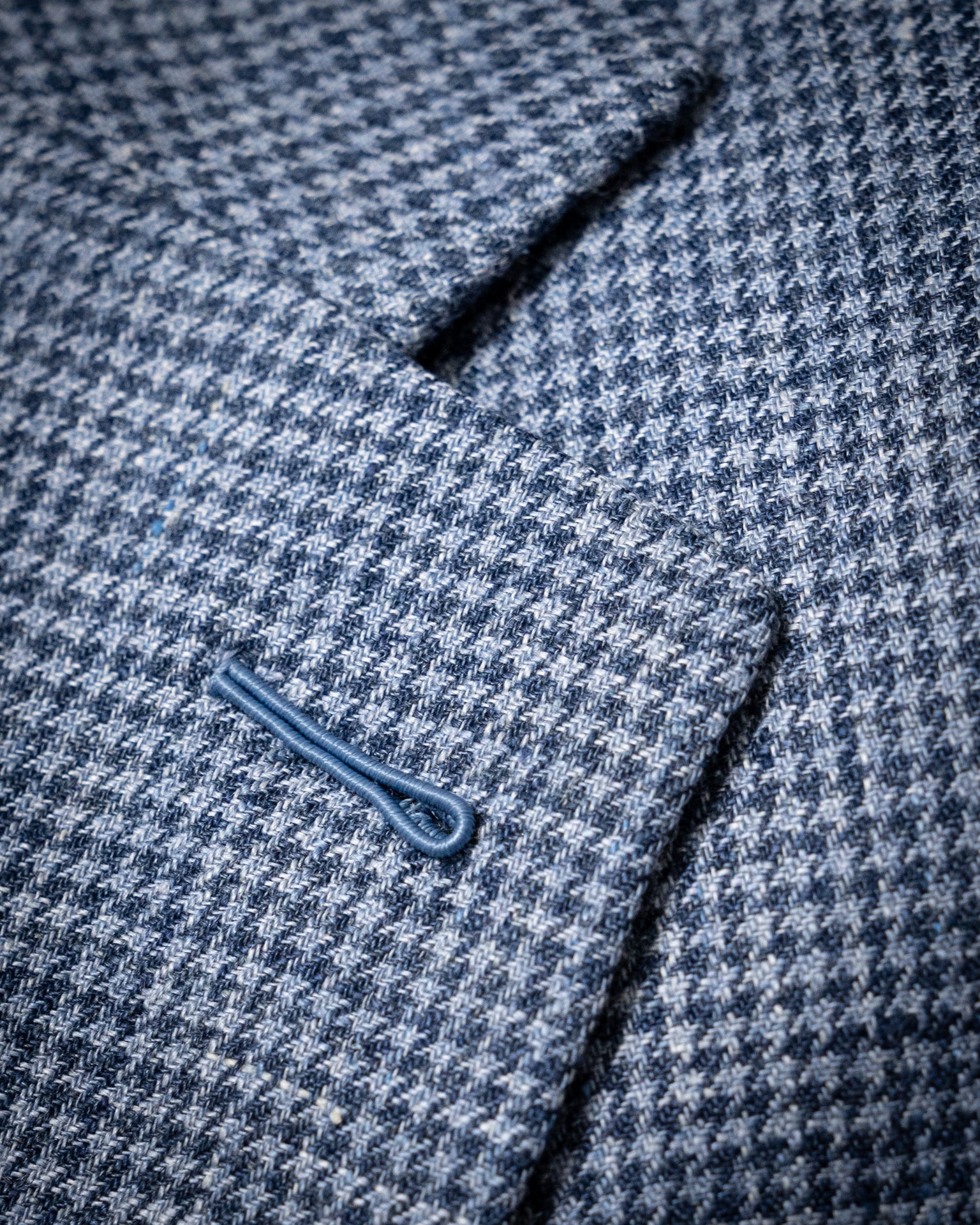 Giotto Houndstooth Light Blue Jacket