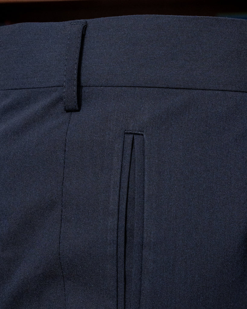 Pantalone Tiziano Blu Scuro Spinato