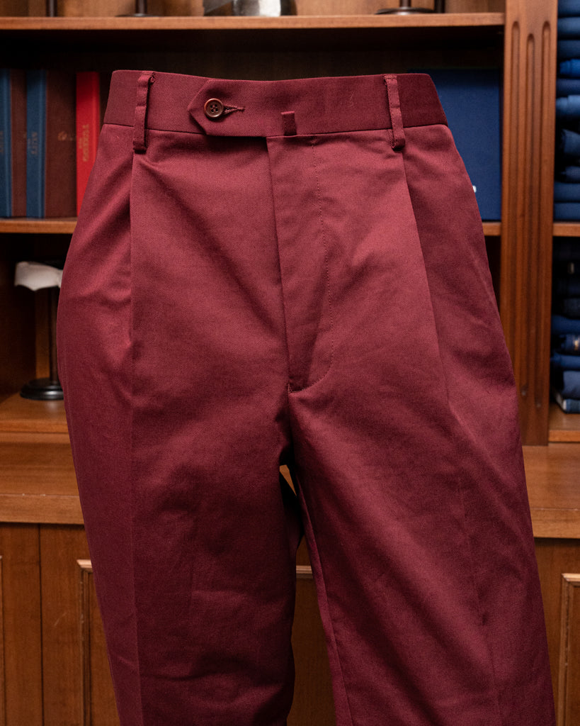 Dark Red Tiziano Pants