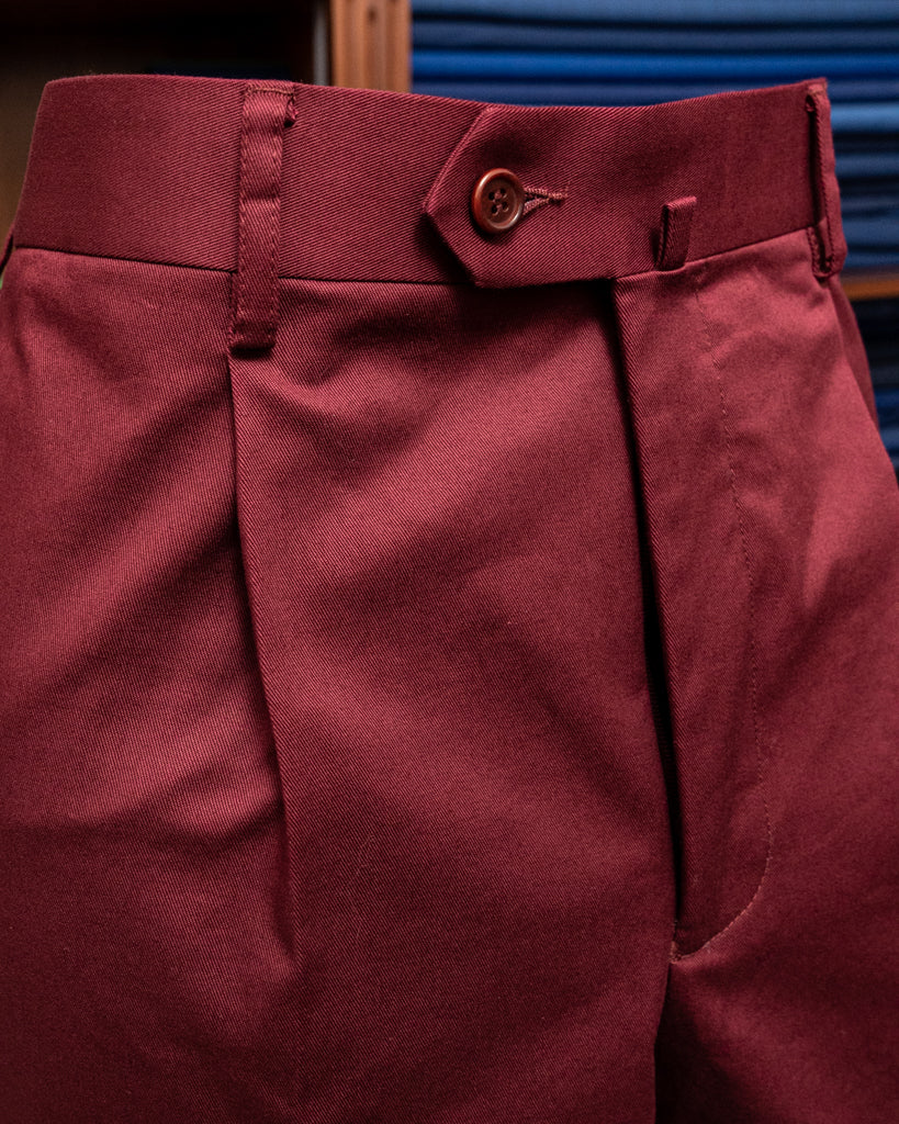 Dark Red Tiziano Pants