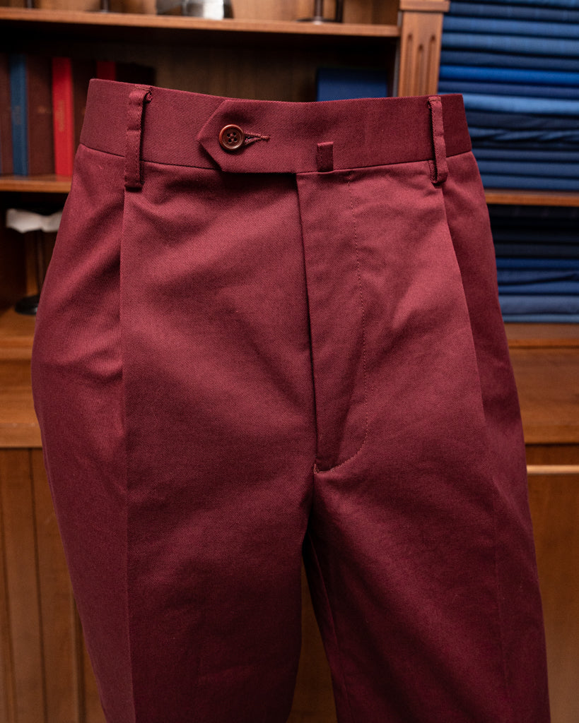 Dark Red Tiziano Pants