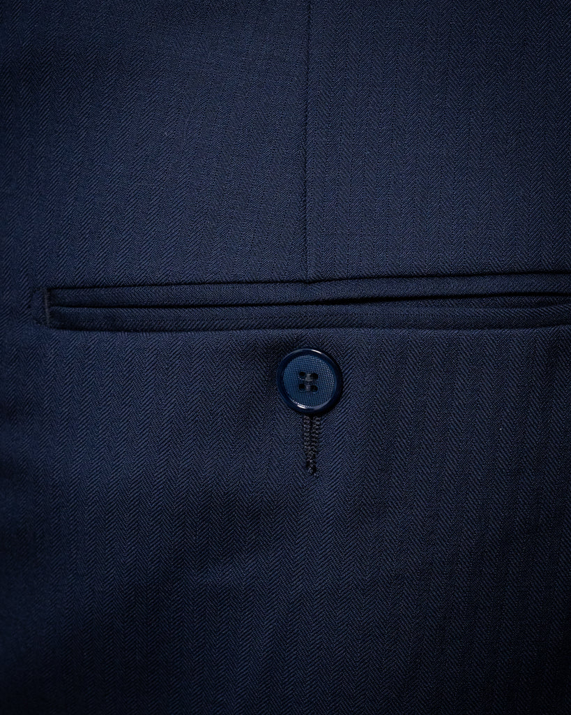 Pantalone Borromini Spinato Blu