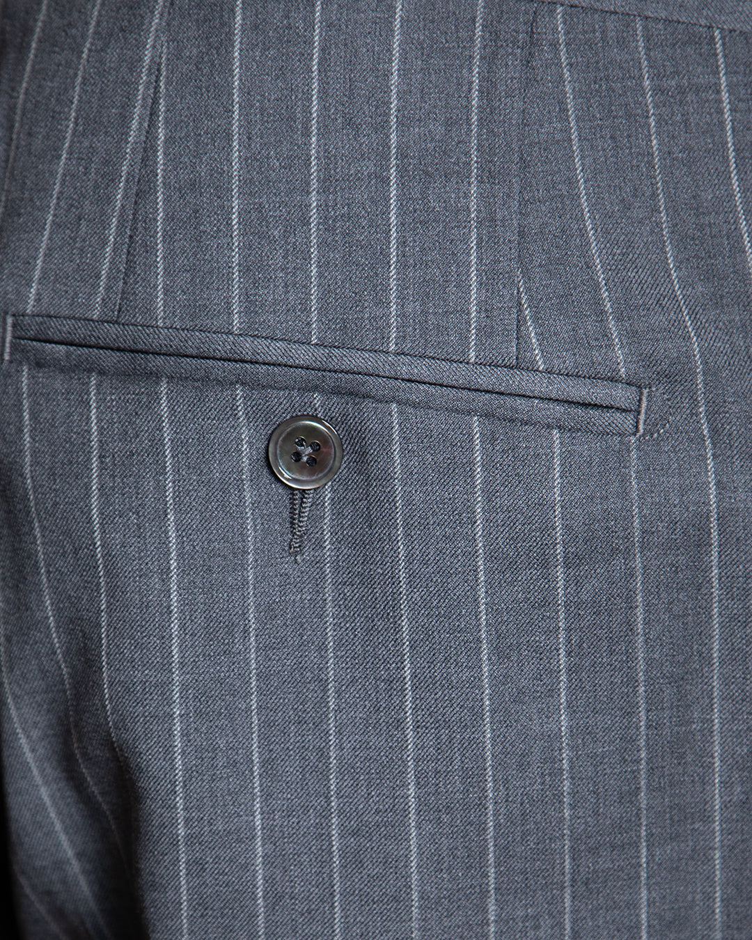 Modern Grey Pinstripe Suit