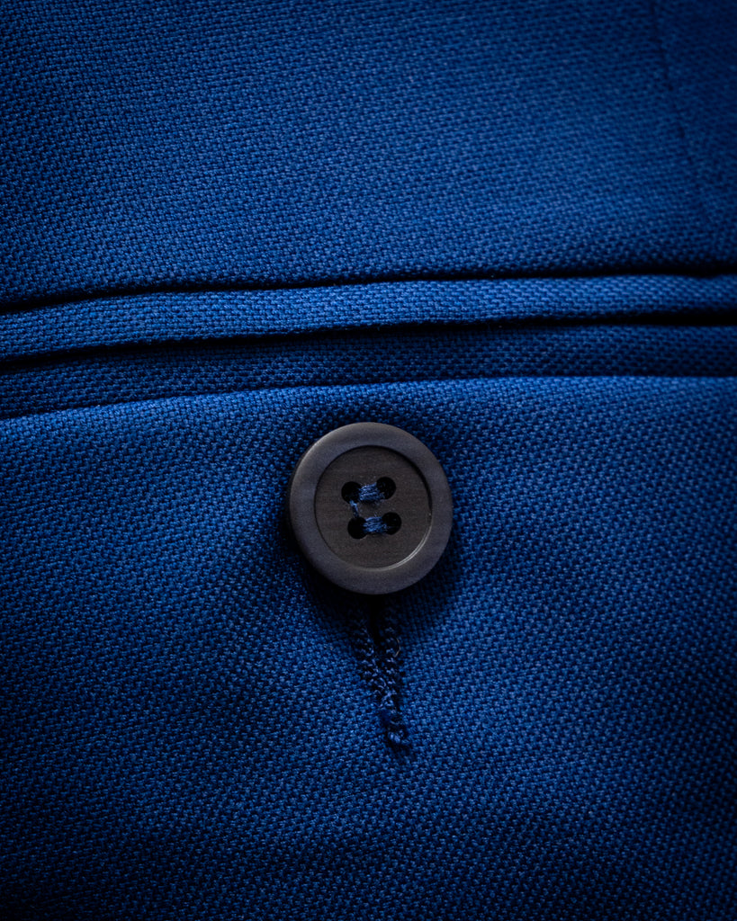 Donatello Tuxedo Navy Blue with Black Satin