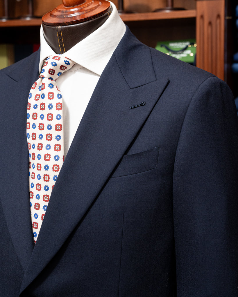 Dark Blue Unlined Bernini Suit