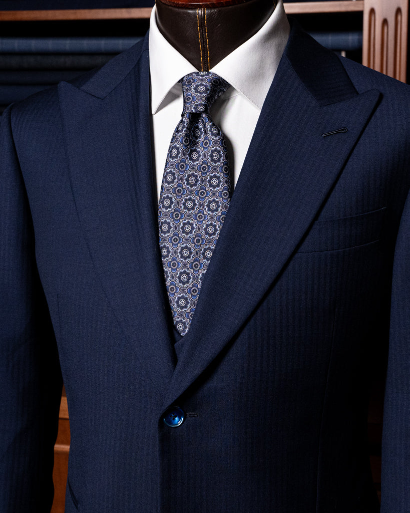 Bernini Suit 3 Pieces Medium Blue