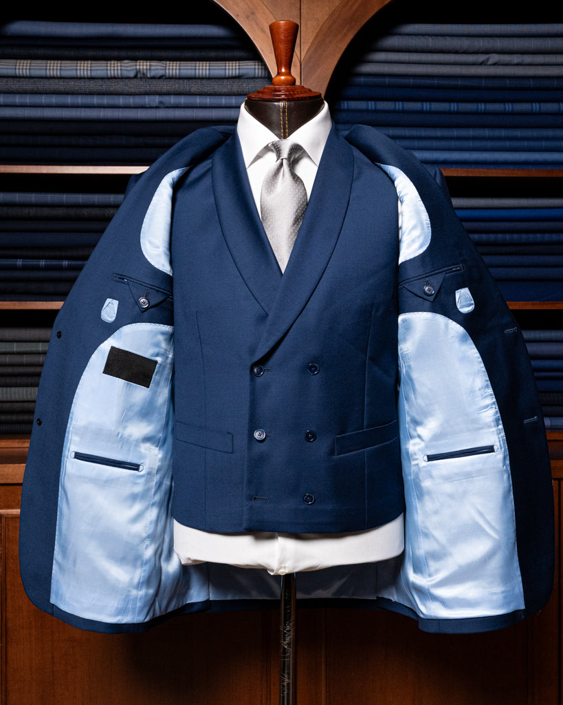 Bernini 3 Piece Navy Blue Suit