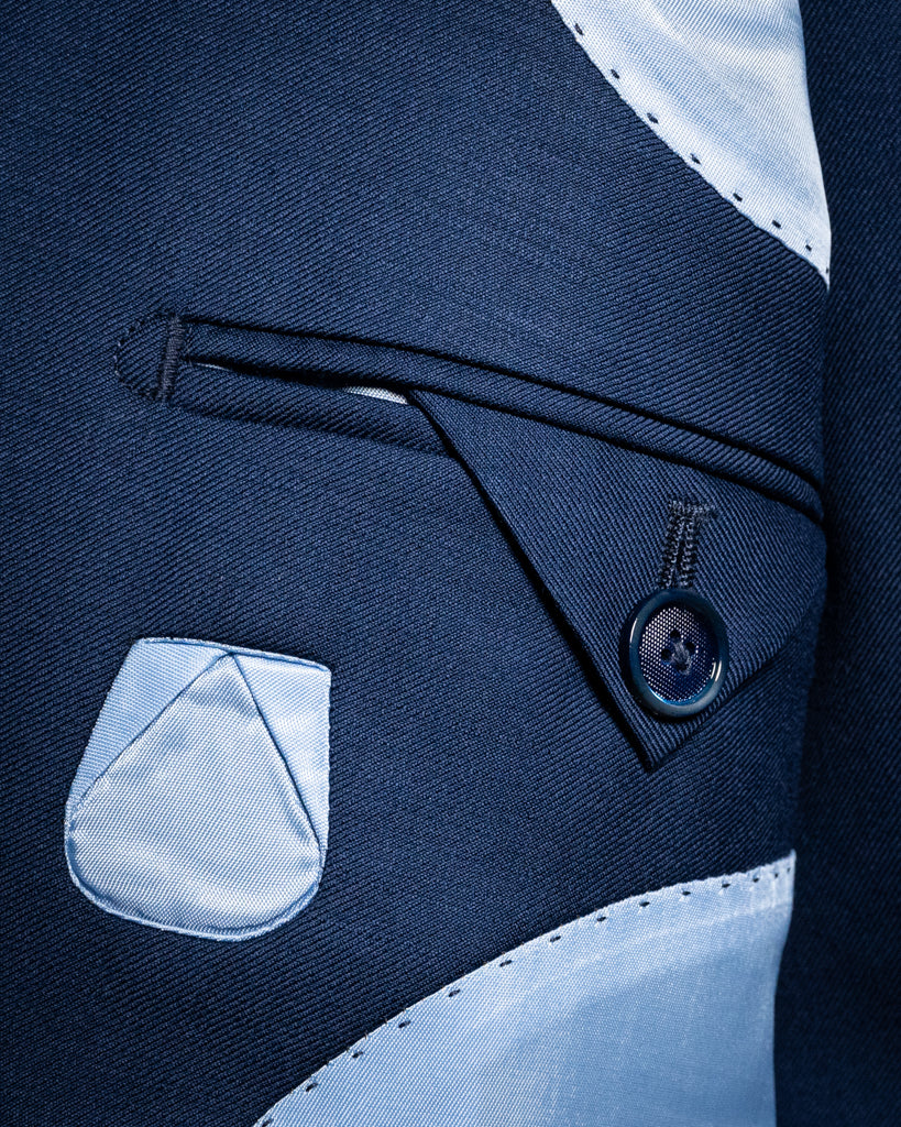 Bernini 3 Piece Navy Blue Suit