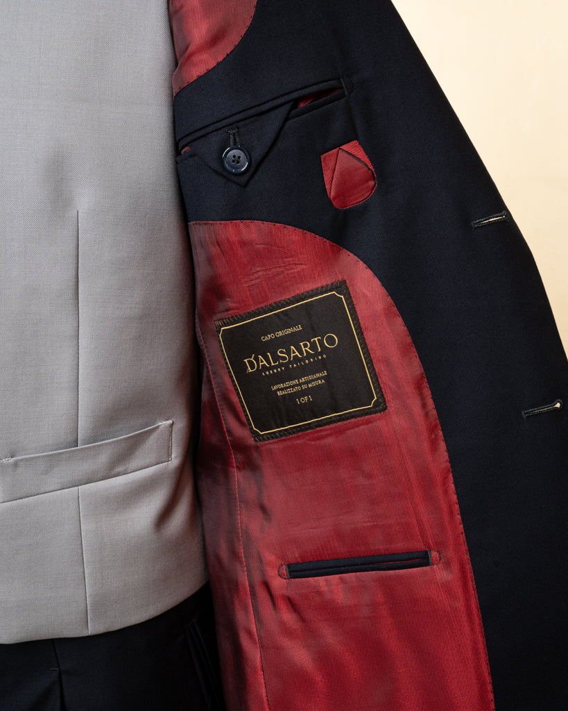 Abito Bernini Blu Notte con Gilet