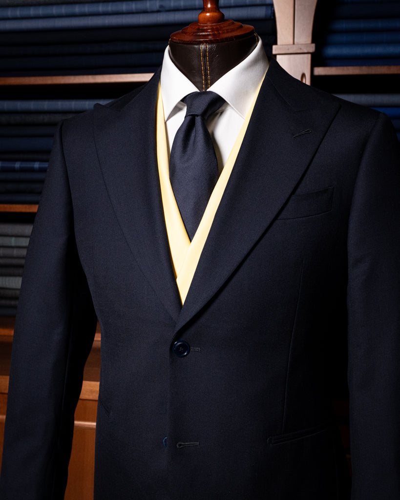 Bernini 3 Piece Suit with Yellow Waistcoat
