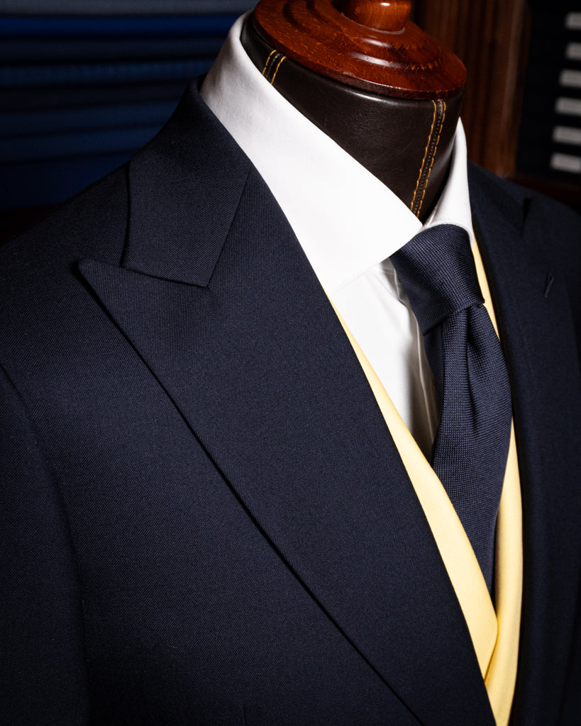 Bernini 3 Piece Suit with Yellow Waistcoat