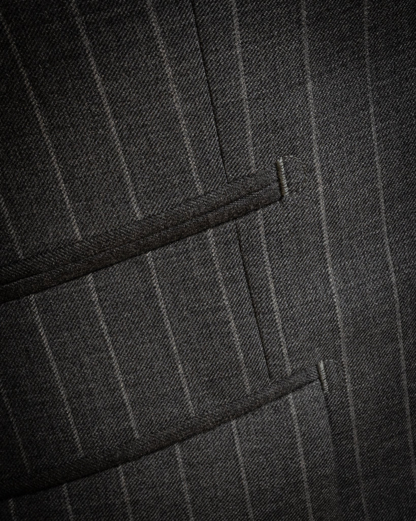 Bernini Grey Pinstripe Suit with Vest