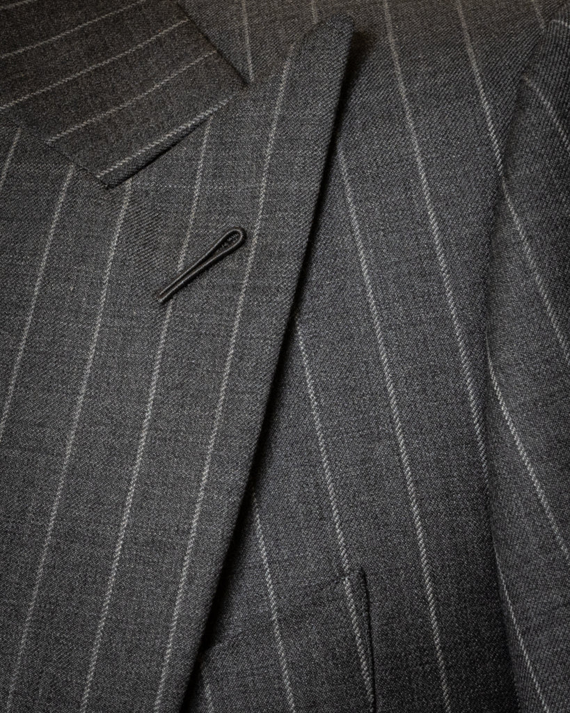 Bernini Grey Pinstripe Suit with Vest