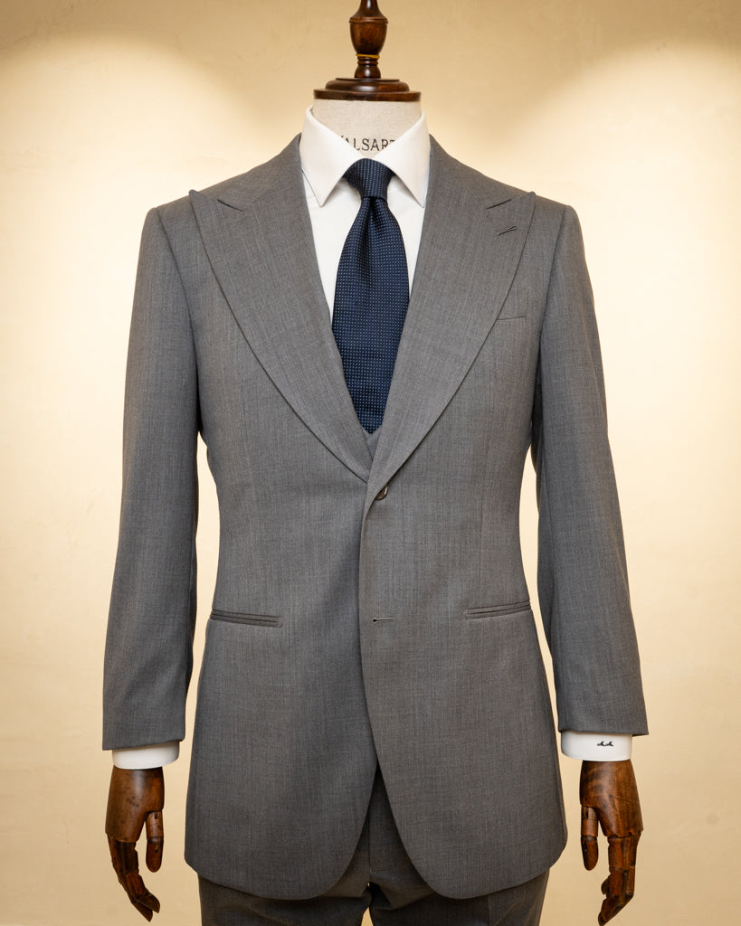 Abito Bernini Grigio Gesso con Gilet