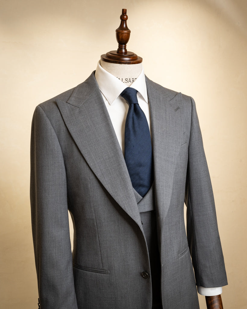 Bernini Chalk Grey Suit with Vest