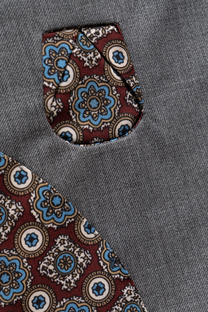 Abito Bernini Grigio Perla con Gilet