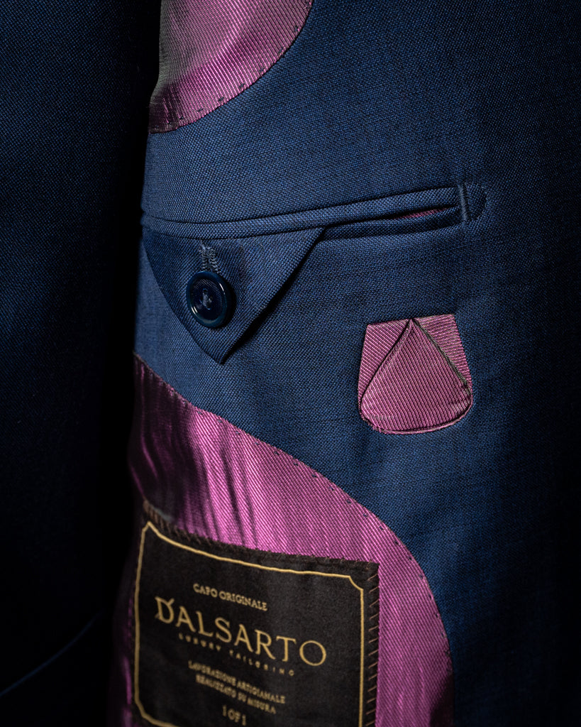 Bernini Navy Blue Suit with Vest