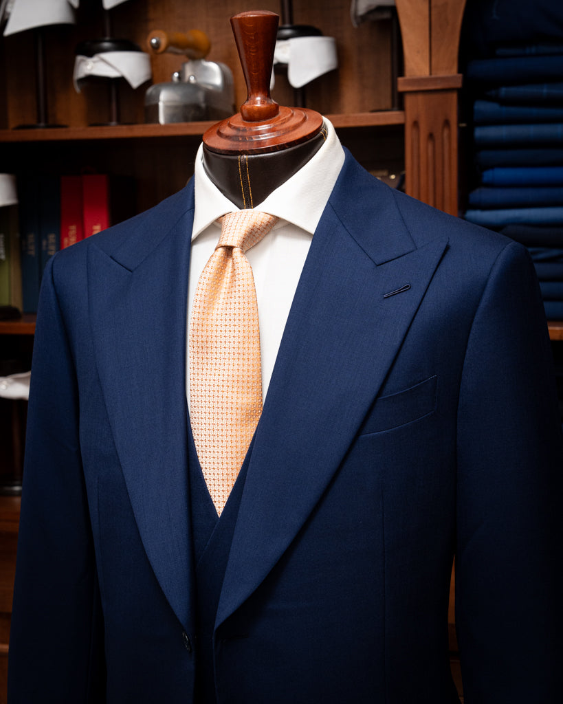 Abito Bernini Blu Marino con Gilet