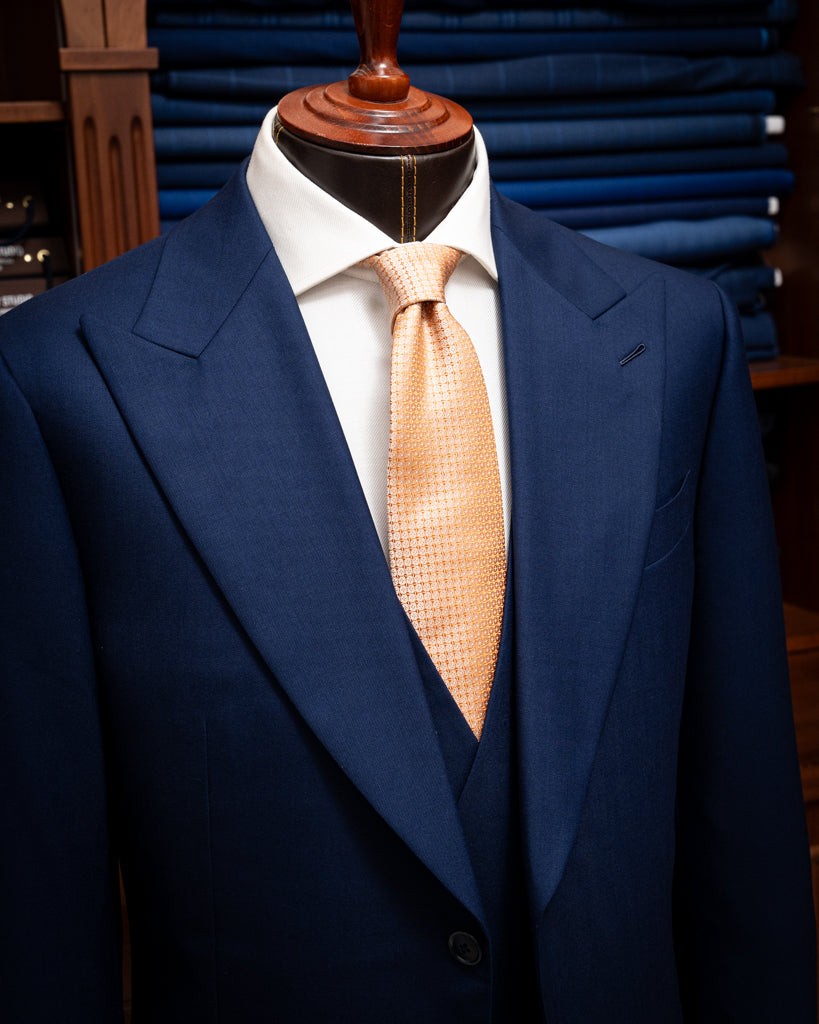 Bernini Navy Suit with Vest