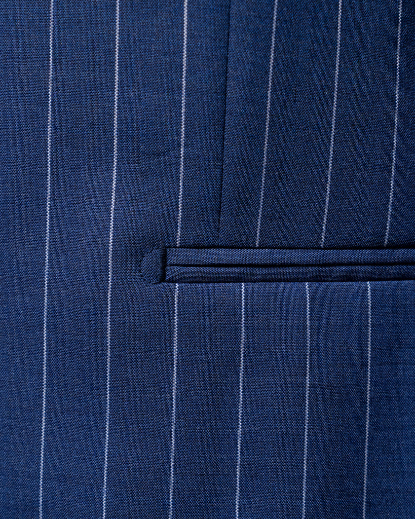 Pinstripe Navy Blue Bernini Suit