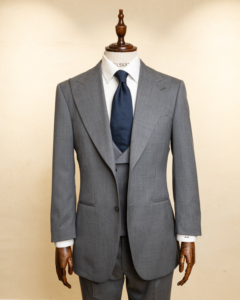 Bernini Chalk Grey Suit with Vest