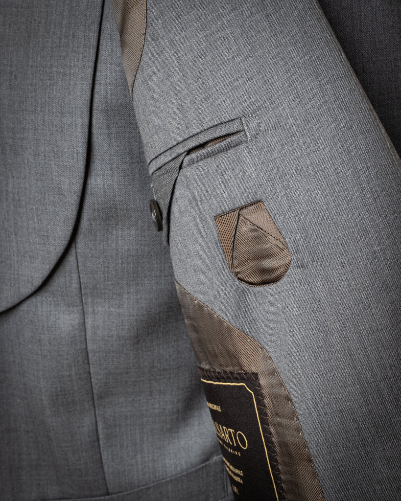 Bernini Chalk Grey Suit with Vest