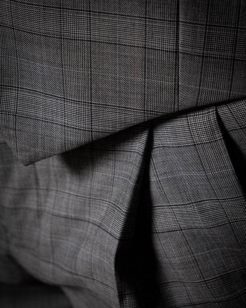 Abito Bernini Principe di Galles Grigio Chiaro con Gilet