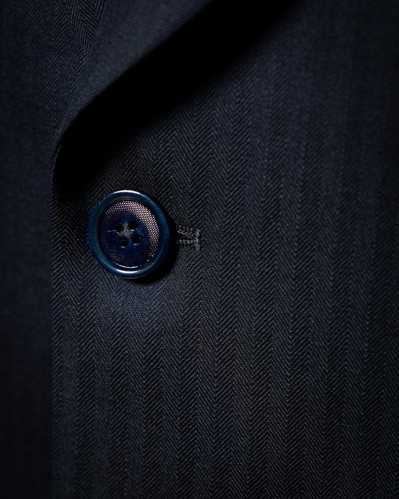 Abito Bernini Spinato Blu Navy