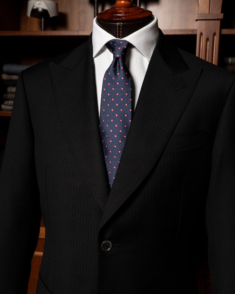 Abito Bernini Spinato Blue Black