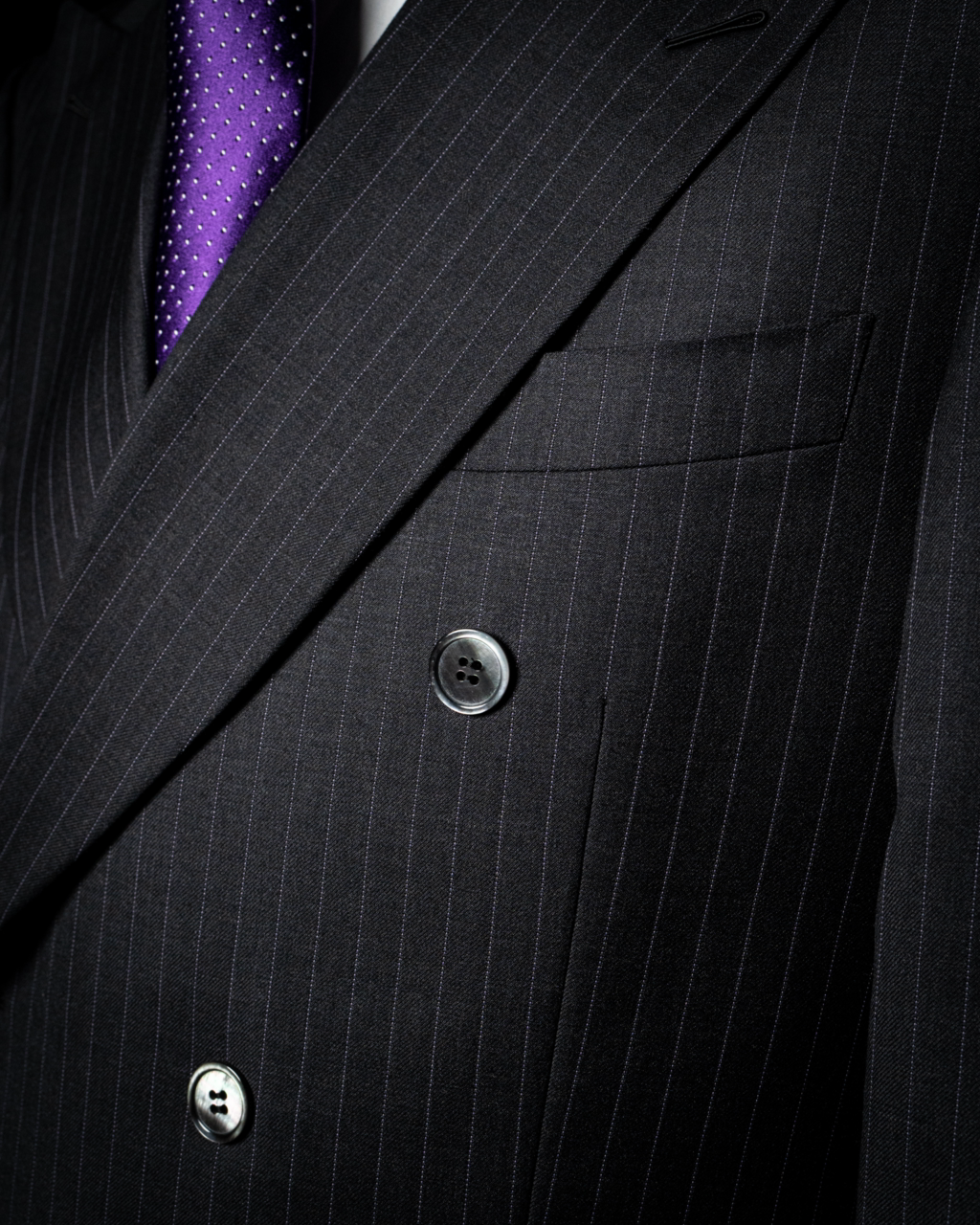 Canova Grey Pinstripe Suit with Vest