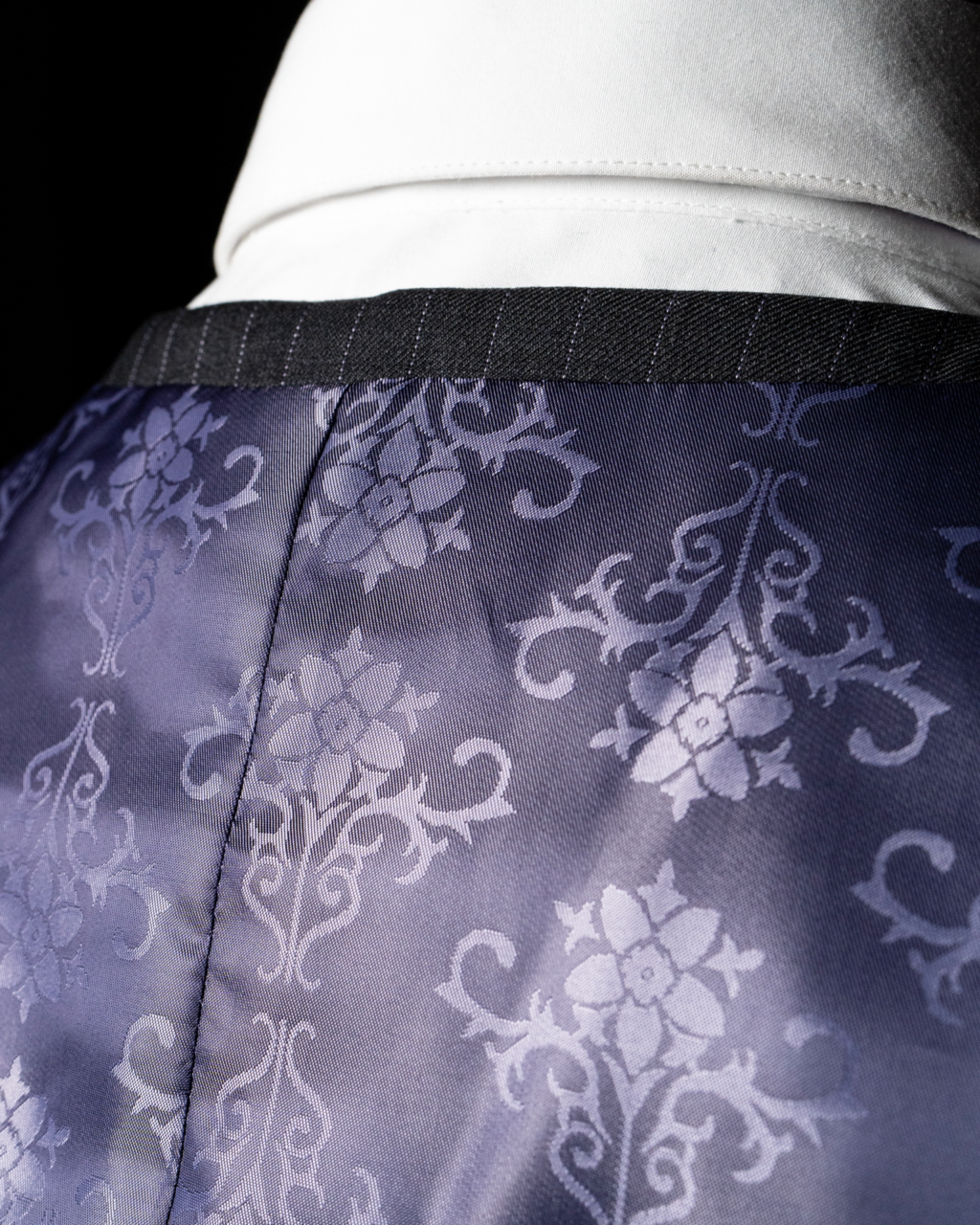 Canova Grey Pinstripe Suit with Vest