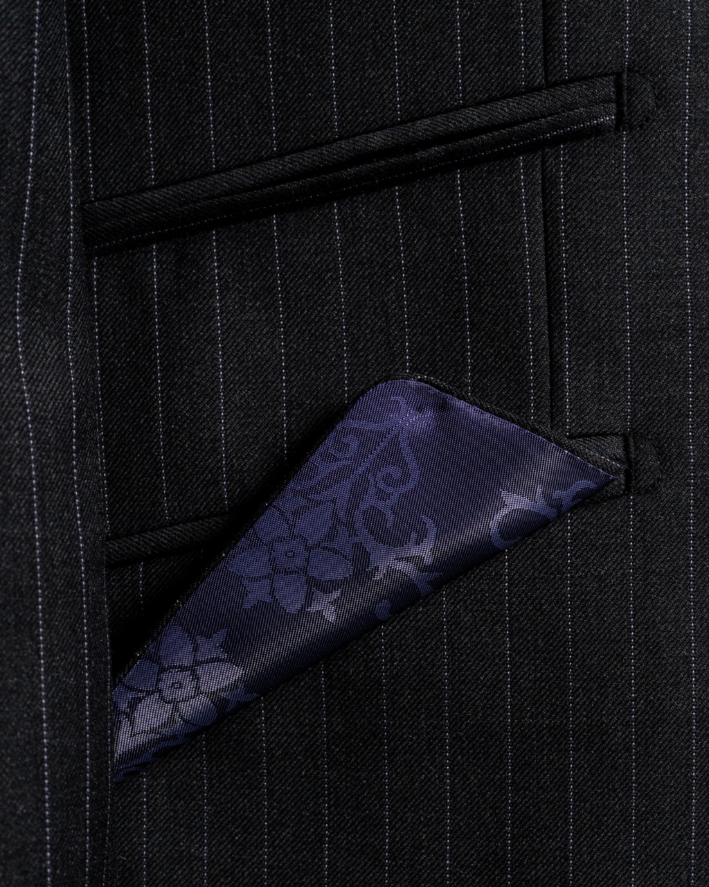 Canova Grey Pinstripe Suit with Vest