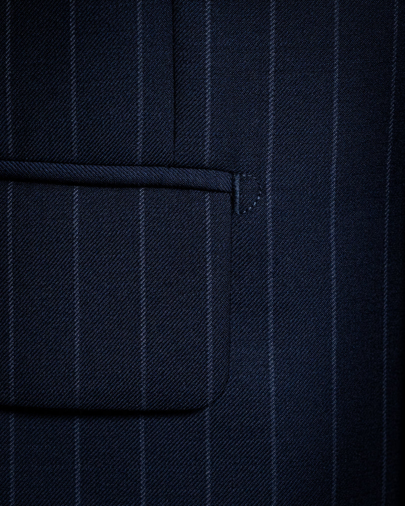Canova Blue Pinstripe Suit