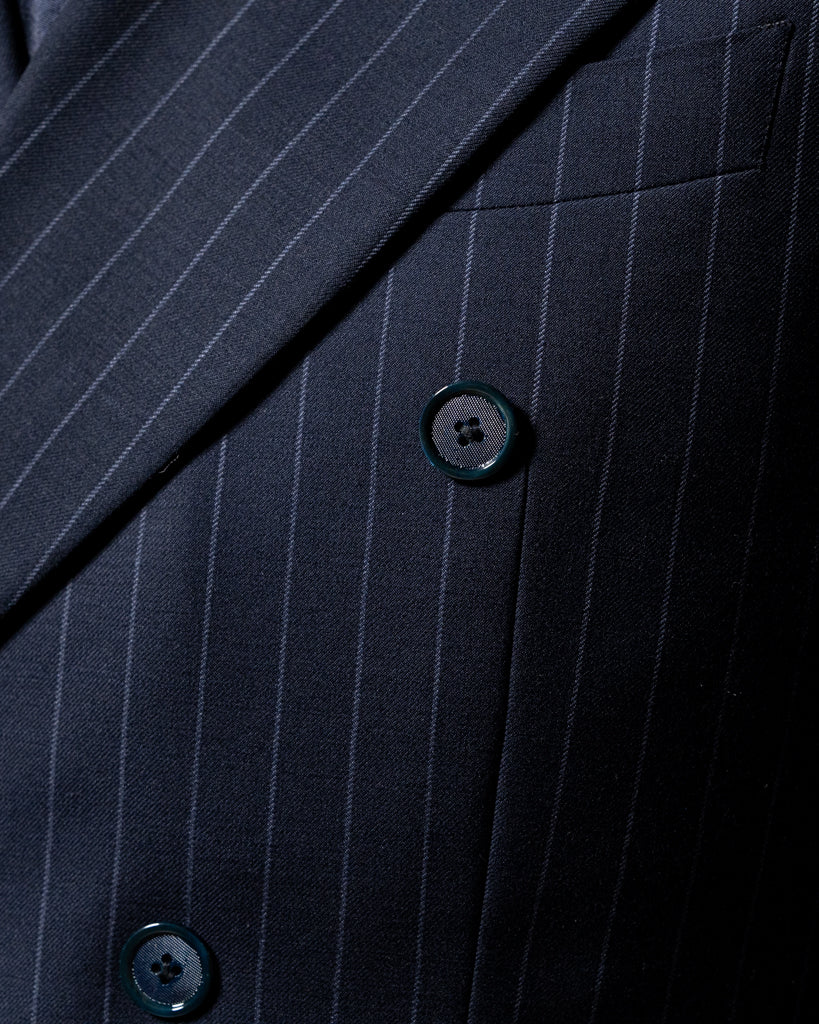 Canova Dark Blue Pinstripe Suit