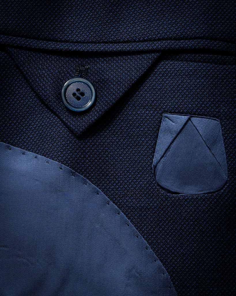 Canova Light Blue Bird's Eye Suit