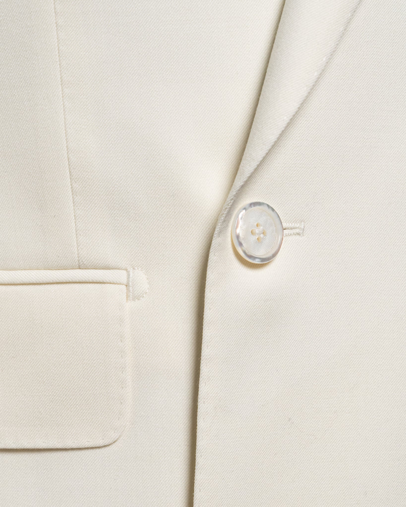 White Double-breasted Perugino Suit