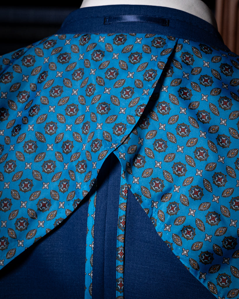 Navy Blue Double-Breasted Suit