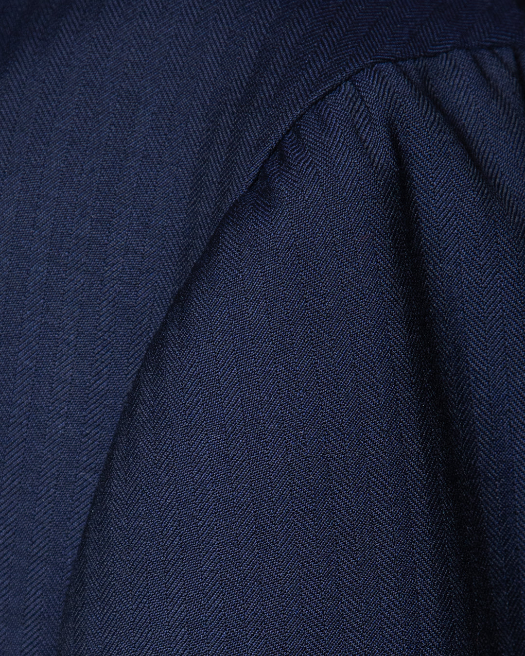 Perugino Double-Breasted Suit in Blue Herringbone