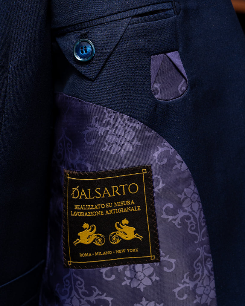 Giotto Blue Stardust suit with Vest