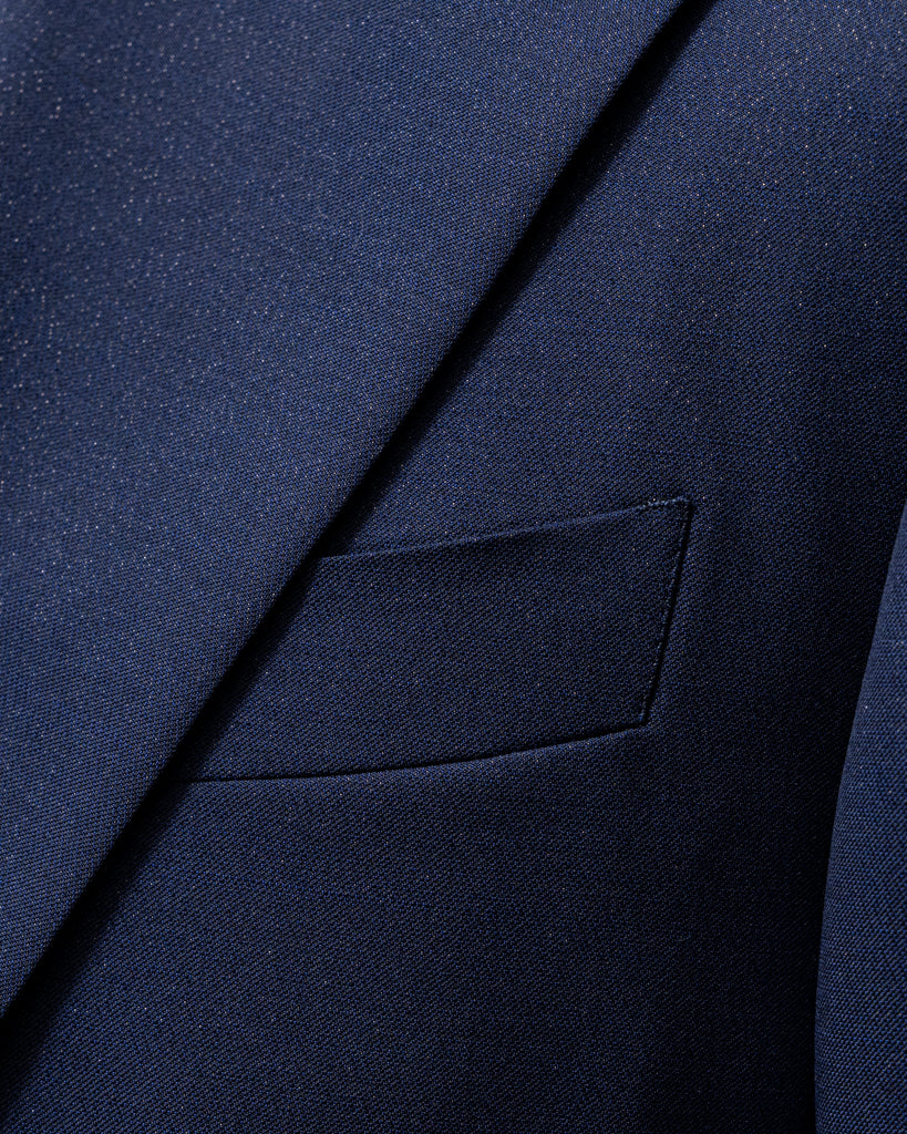 Giotto Blue Stardust suit with Vest
