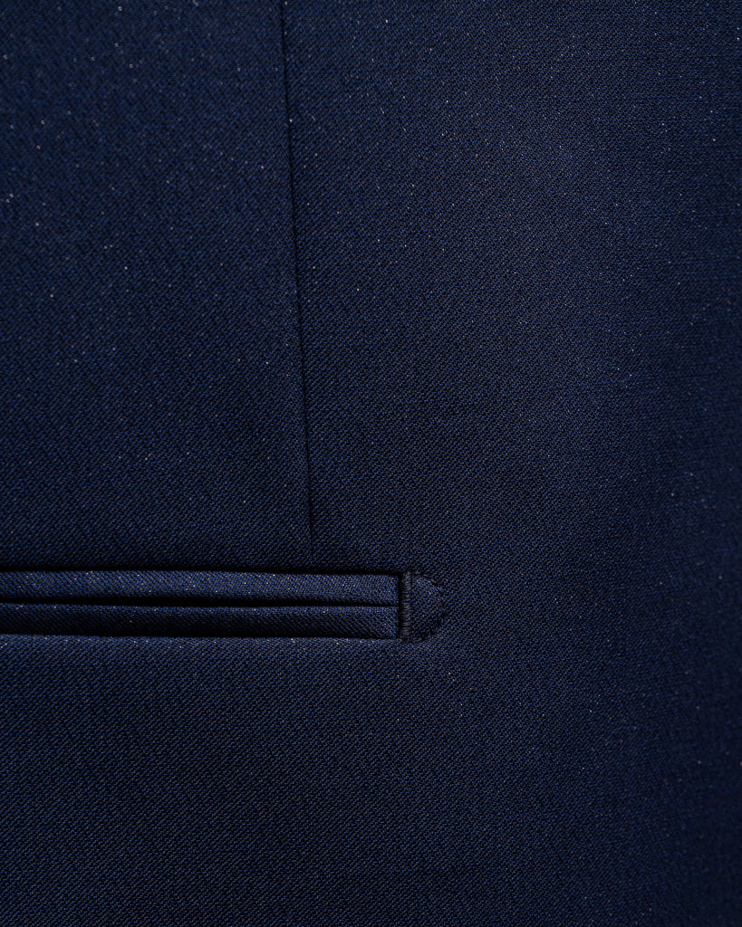 Giotto Blue Stardust suit with Vest