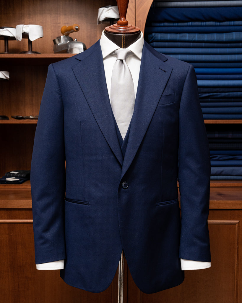 Giotto Blue Stardust suit with Vest