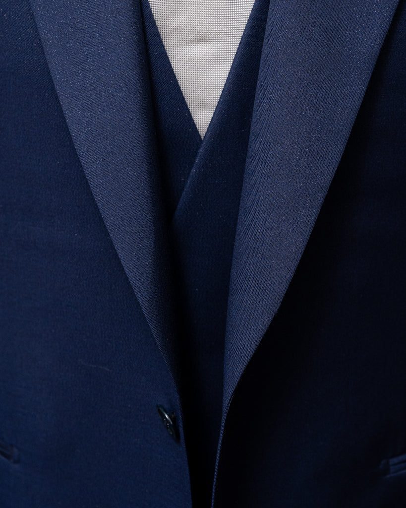Giotto Blue Stardust suit with Vest