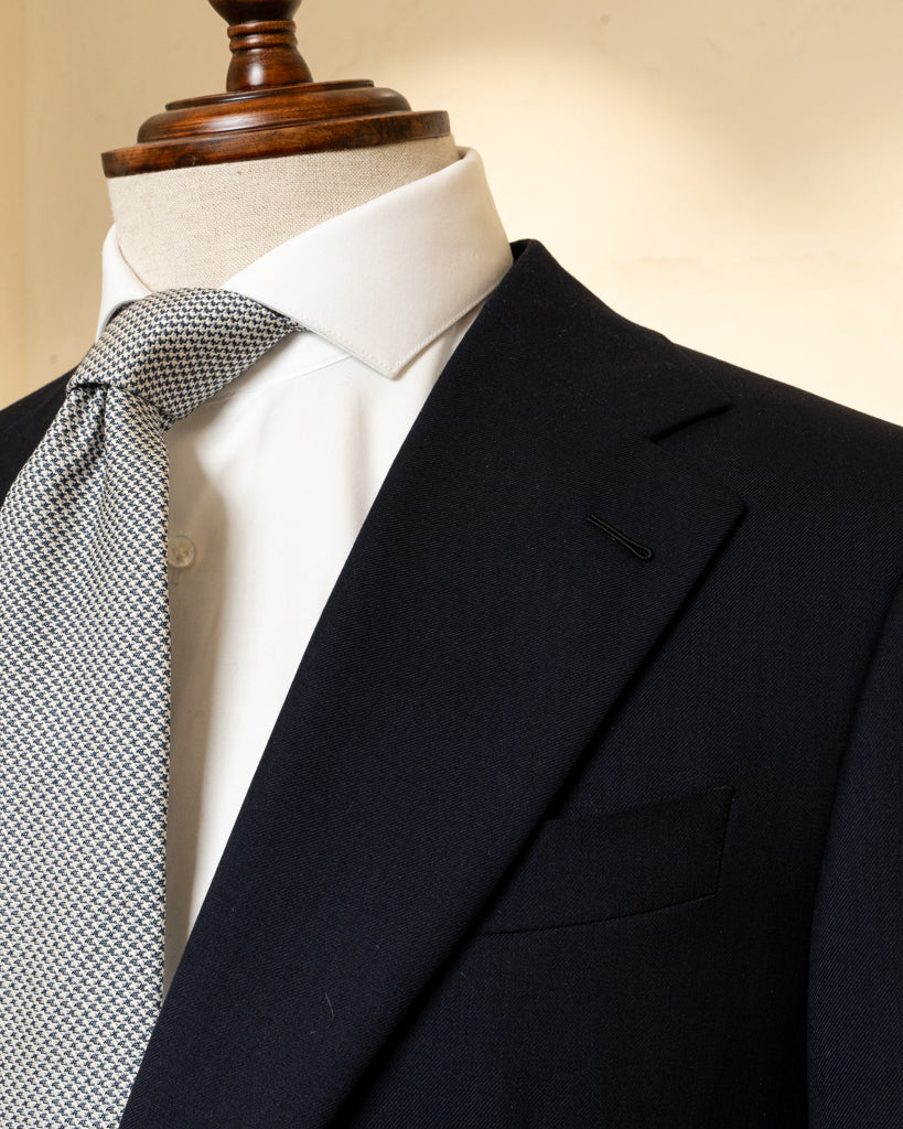 Abito Giotto Cerimonia Blu con Gilet Giallo