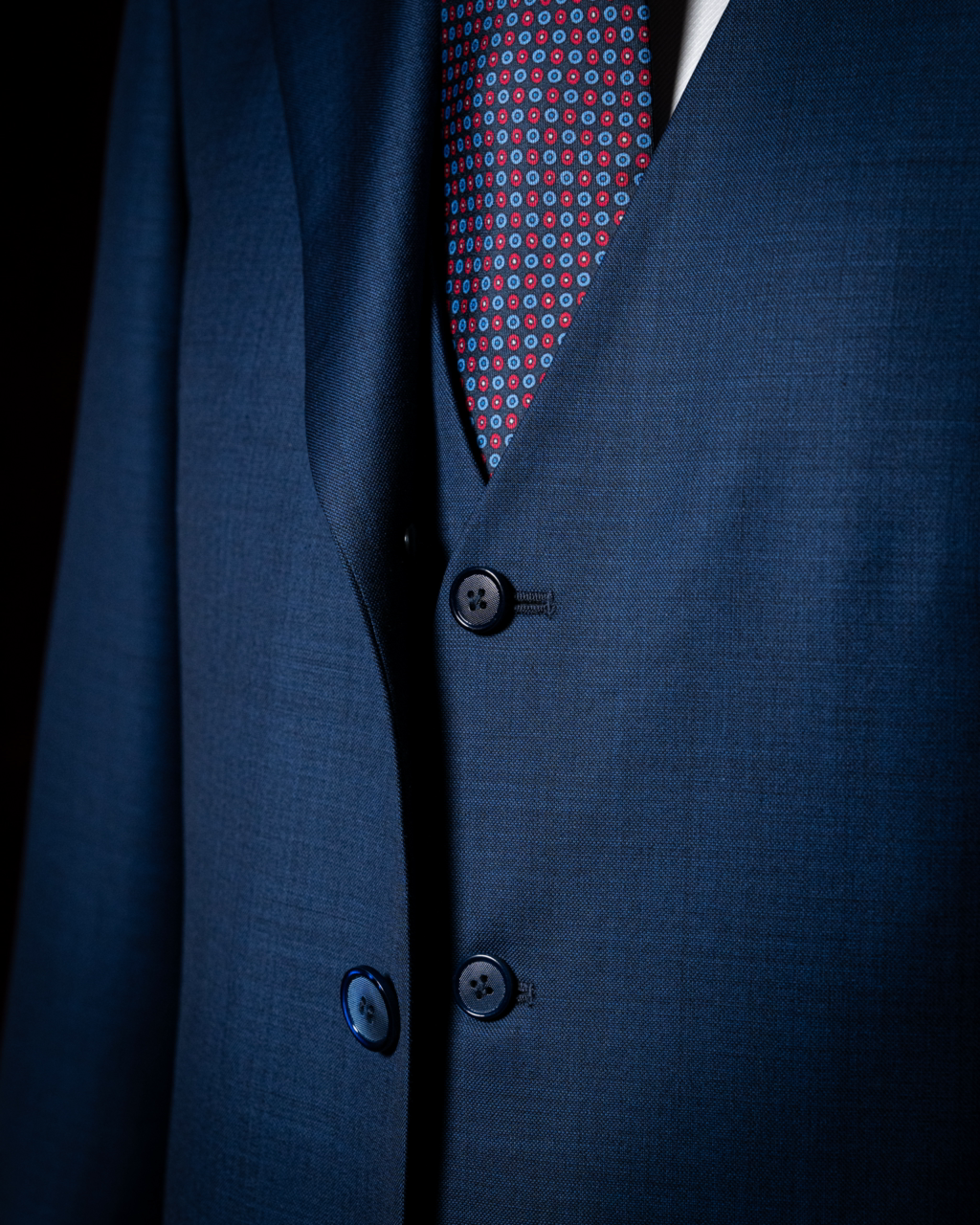 Giotto Light Blue Suit With Vest