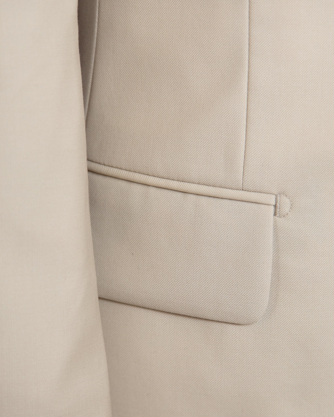 Abito Giotto Beige Biscotto con Gilet e Fodera Fantasia
