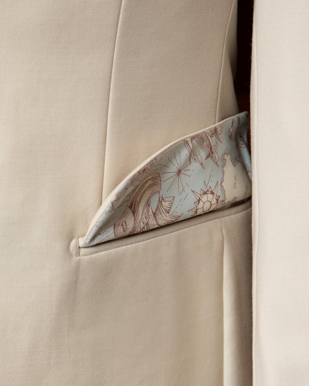 Abito Giotto Beige Biscotto con Stampa