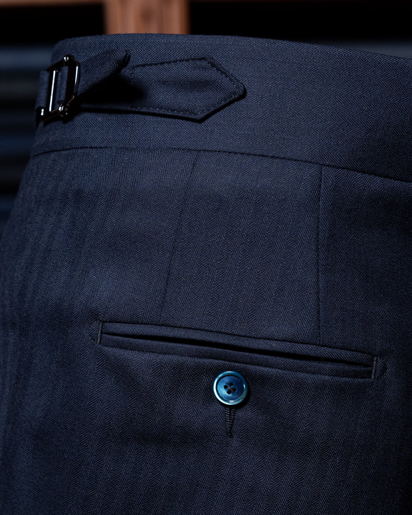 Giotto Herringbone Light Blue Suit